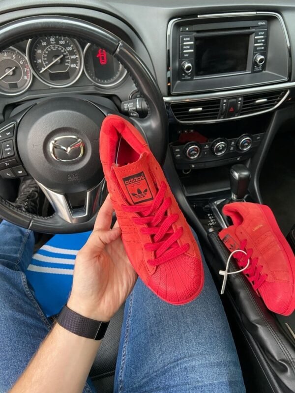 Кроссовки Женские Adidas Superstar Paris Full Red