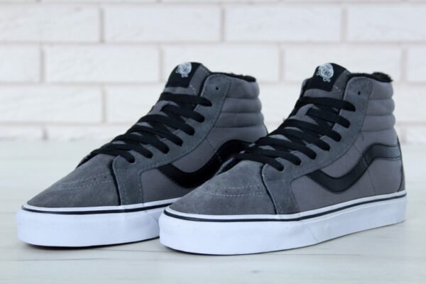 Кеды мужские Vans Winter Grey зимние с мехом