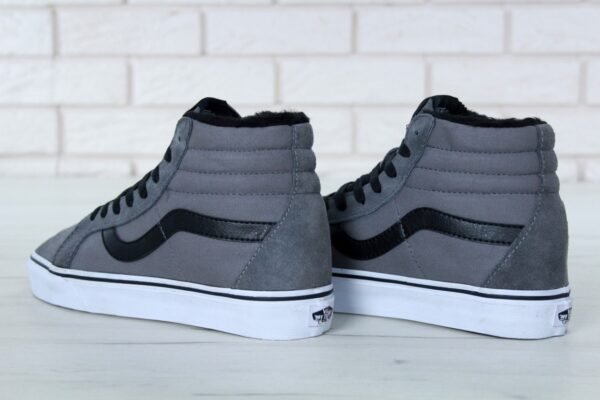Кеды мужские Vans Winter Grey зимние с мехом
