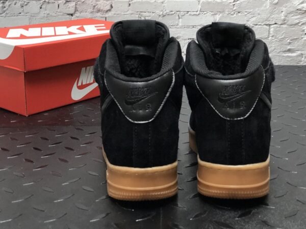 Кроссовки Nike Air Force Black Winter Зимние