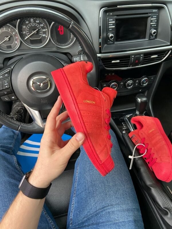 Кроссовки Женские Adidas Superstar Paris Full Red