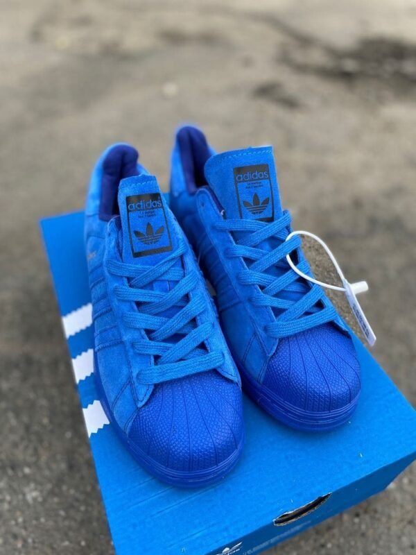 Кроссовки Женские Adidas Superstar Paris Full Blue
