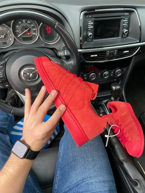 Кроссовки Женские Adidas Superstar Paris Full Red