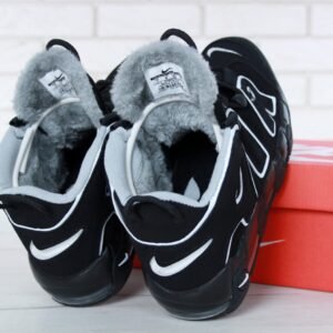 Кроссовки мужские Nike Air More Uptempo Black Winter Зимние