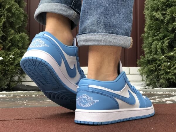 Кроссовки мужские Nike Air Jordan 1 Low White Blue