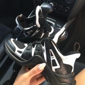 Кроссовки женские Louis Vuitton Sneakers Black White