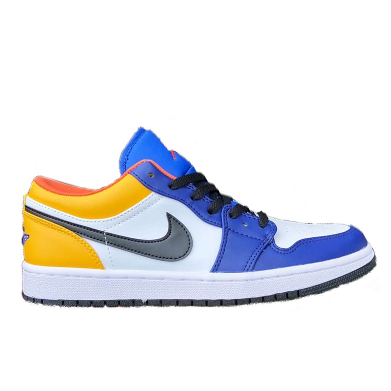 Blue yellow and cheap white jordans