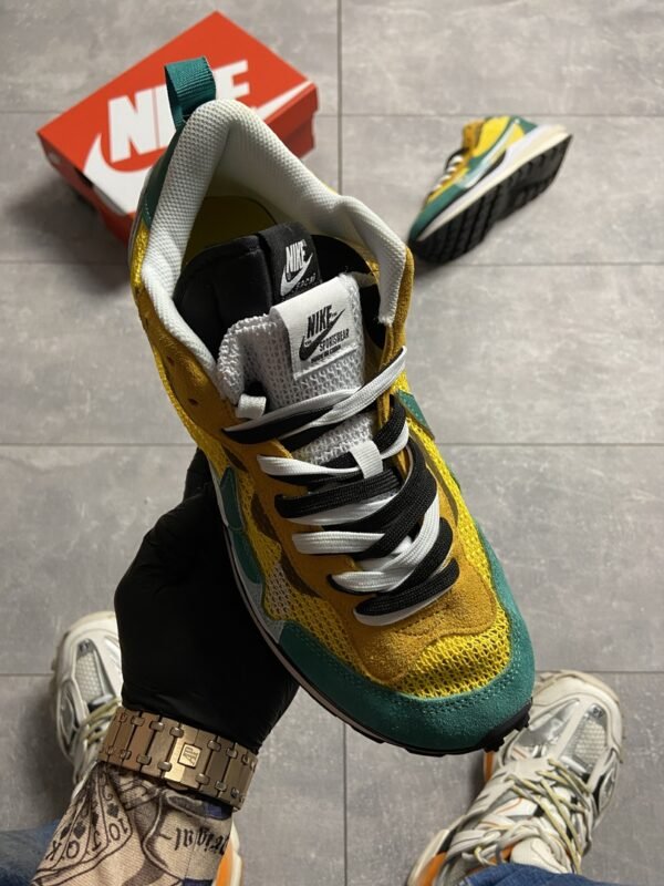 Кроссовки мужские Nike x Sacai VaporWaffle Green Yellow