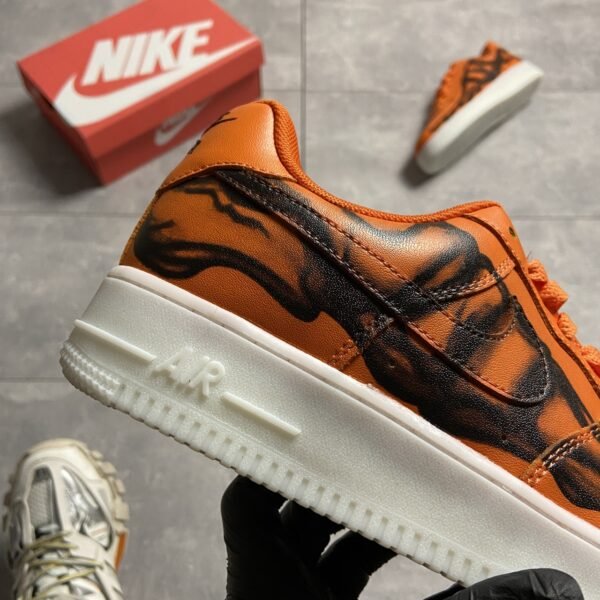 Кроссовки мужские Nike Air Force 1 Low Skeleton Orange