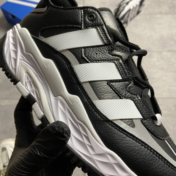 Кроссовки мужские Adidas Niteball Black White