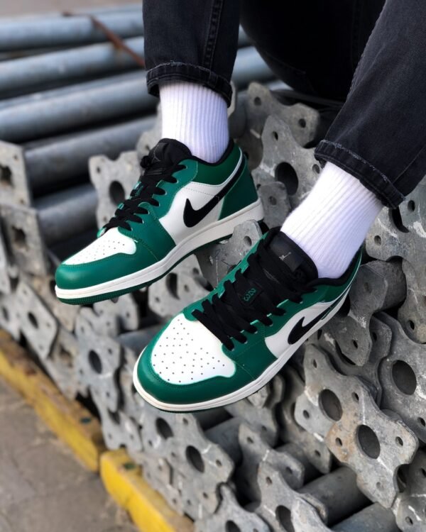 Кроссовки мужские Nike Air Jordan 1 Low Green White