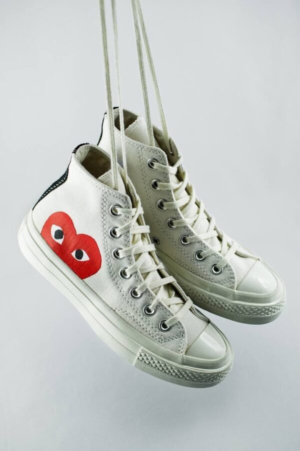 Кеды женские Comme Des Garçons Play x Converse Chuck Taylor White