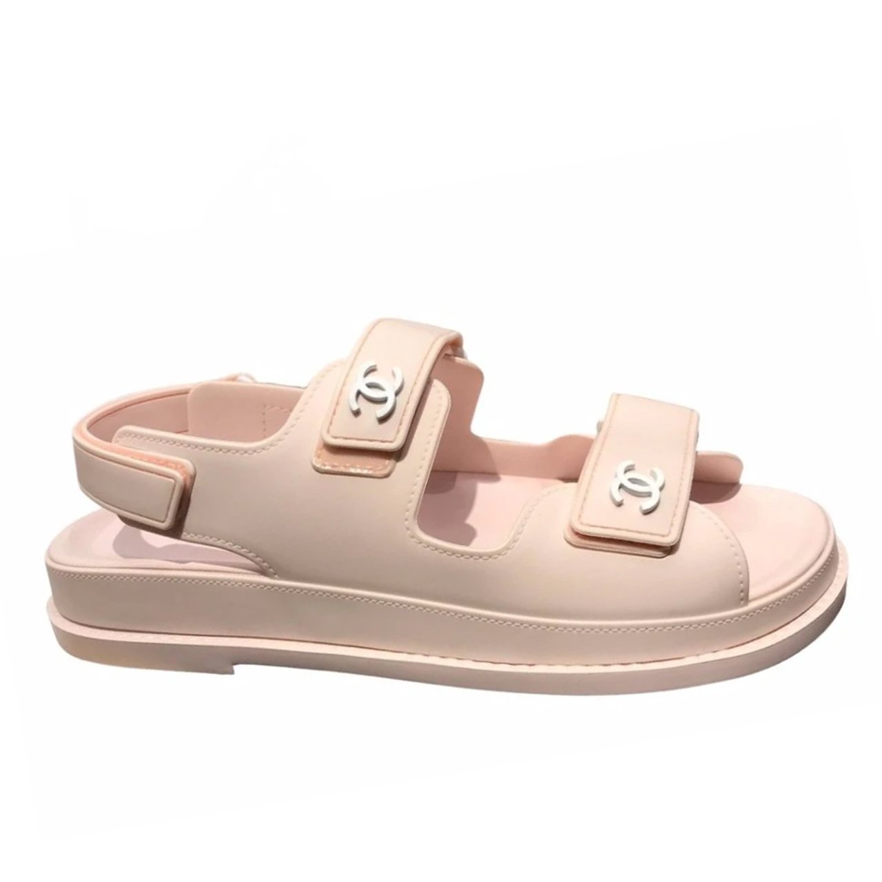 chanel rubber sandals