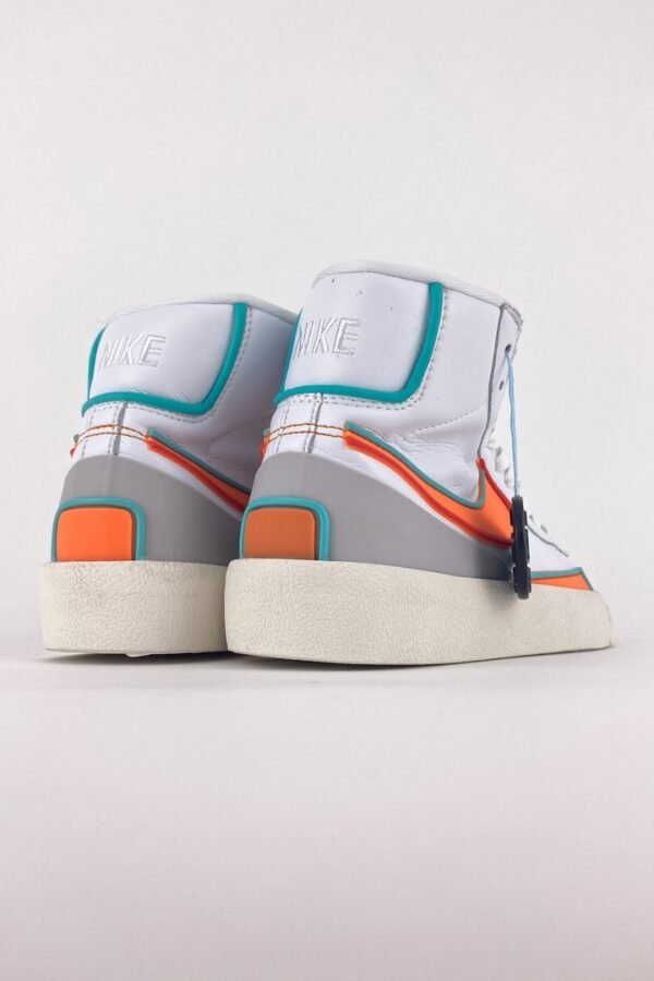 Кроссовки женские Nike Blazer Mid 77 White Orange