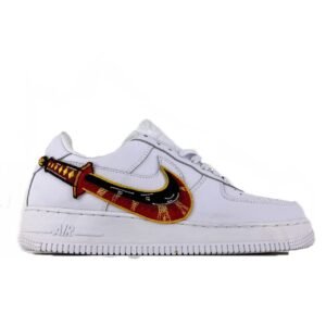 Кроссовки мужские Nike Air Force 1 Low White Fire Red