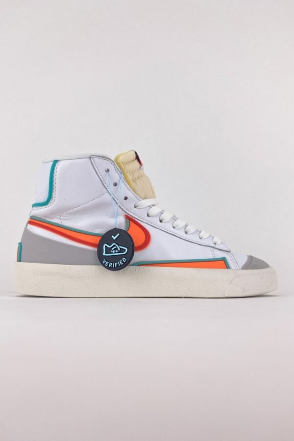 Кроссовки женские Nike Blazer Mid 77 White Orange