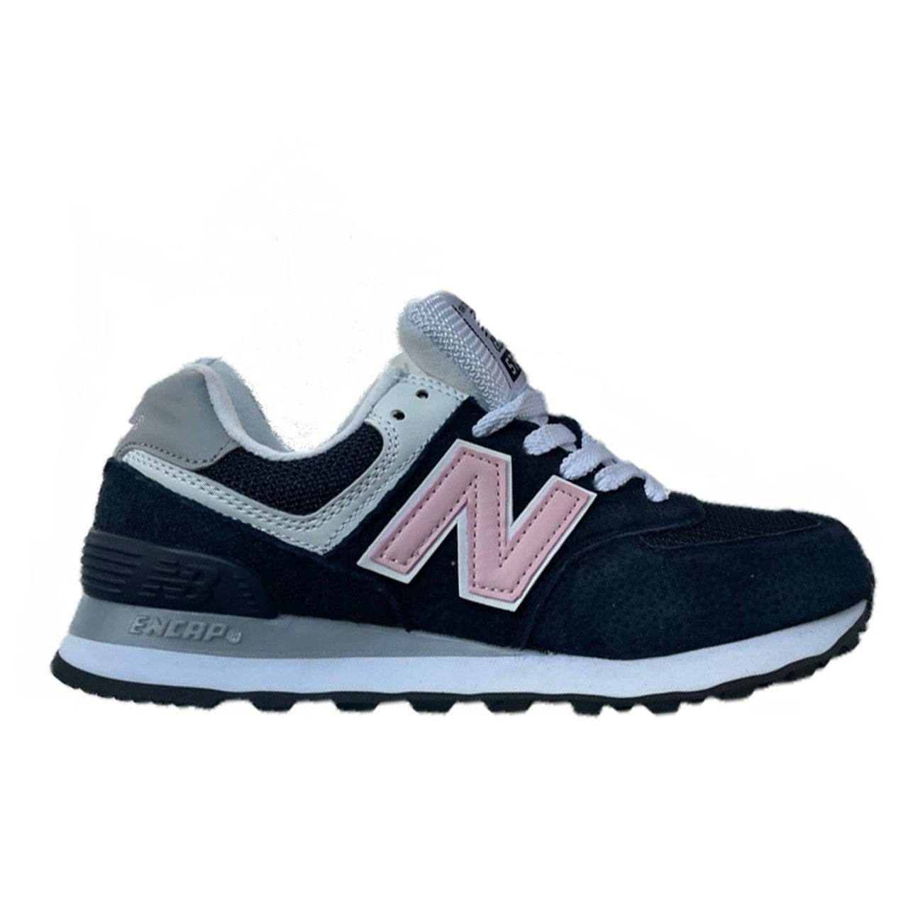 navy pink new balance 574