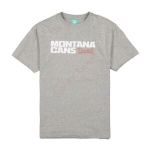 Montana Logo + Typo Shirts Grey