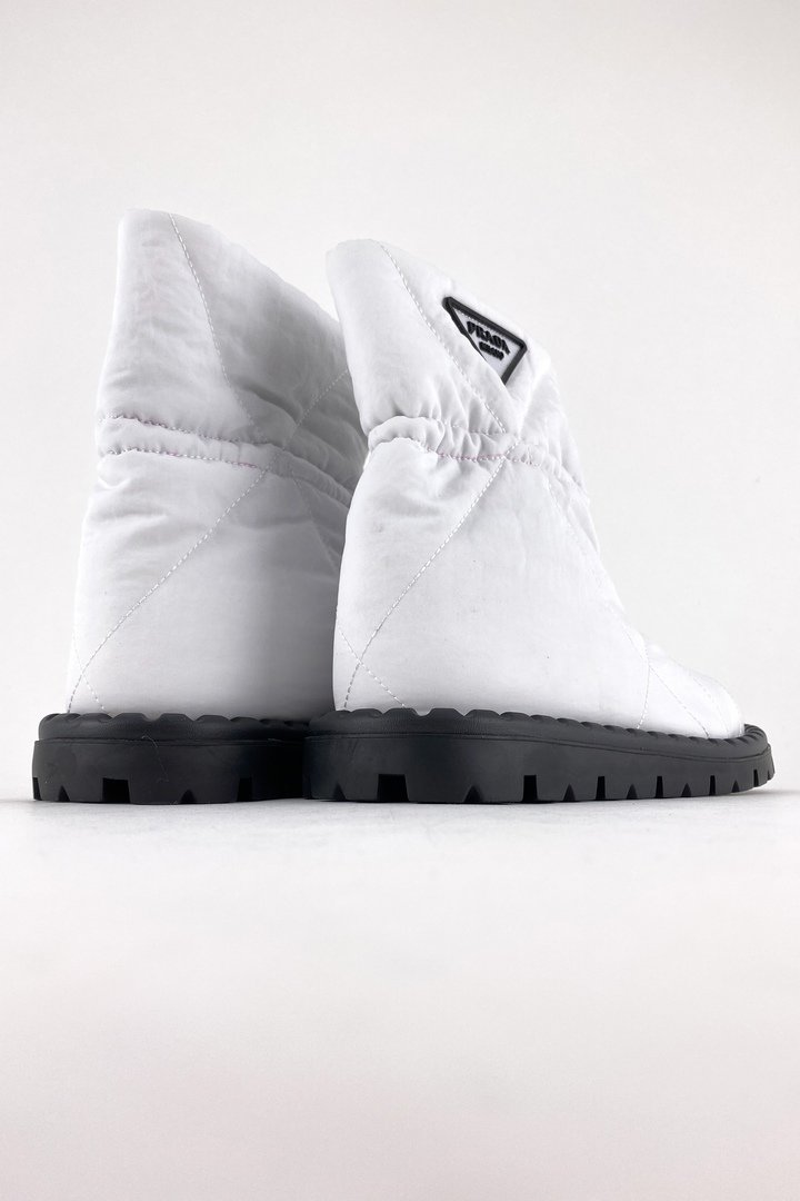 Prada - Quilted nylon snow boots, Mytheresa