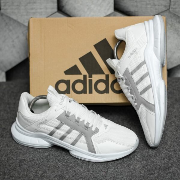 Мужские кроссовки Adidas Grey White