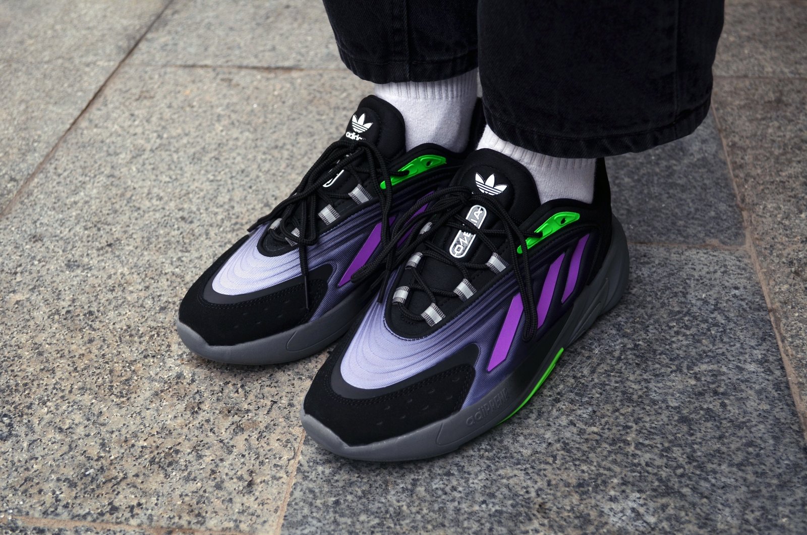 Купить Мужские кроссовки Adidas Originals Ozelia Black Grey