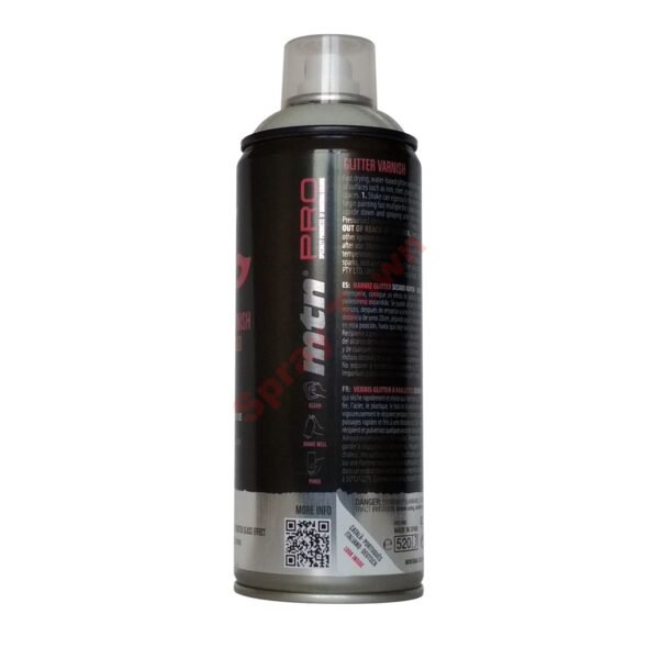 MTN Glitter Varnish Water Based 400ml