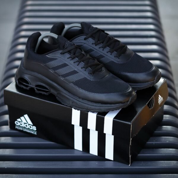Кроссовки мужские Adidas Black Сетка