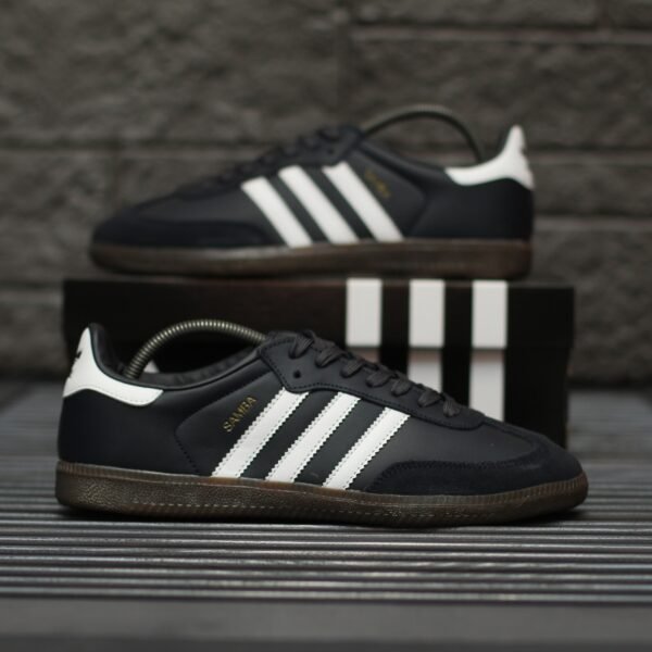 Кроссовки мужские Adidas Samba Black White