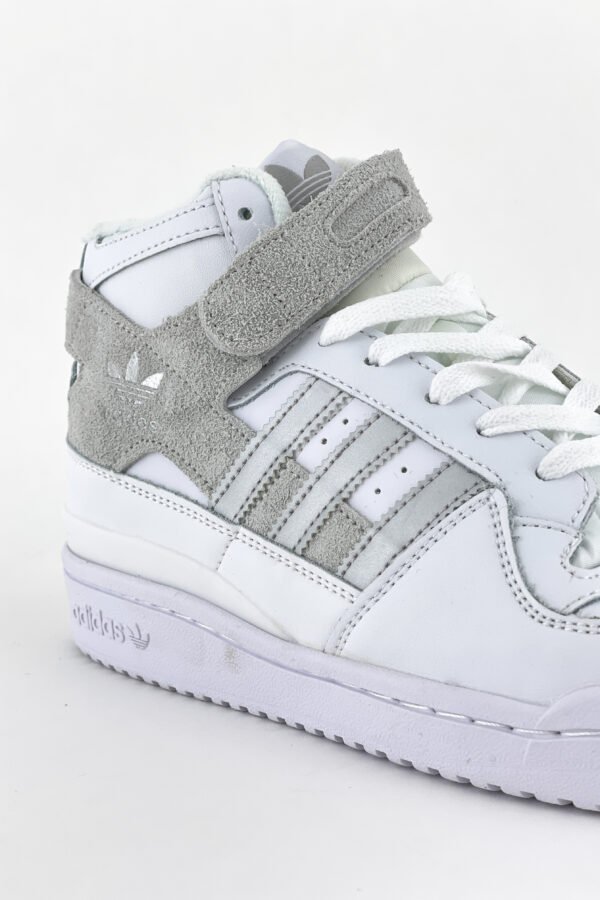 Кроссовки мужские Adidas Forum Mid White Grey