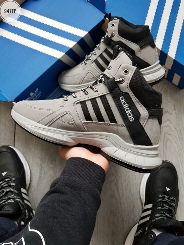 Кроссовки Мужские Adidas Boost Grey Зимние