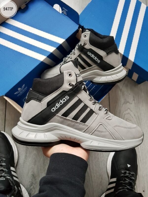 Кроссовки Мужские Adidas Boost Grey Зимние