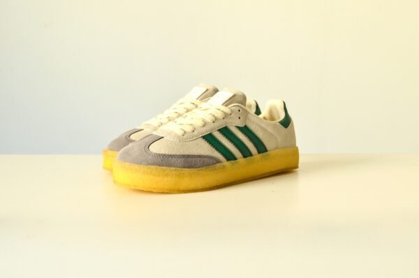 Кроссовки Мужские Adidas Gazelle beige green