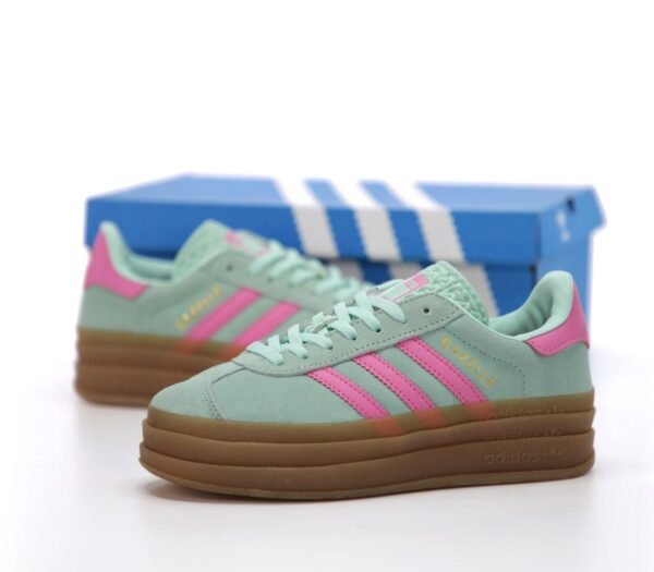 Женские Кроссовки Adidas Gazelle Bold Blue Pink