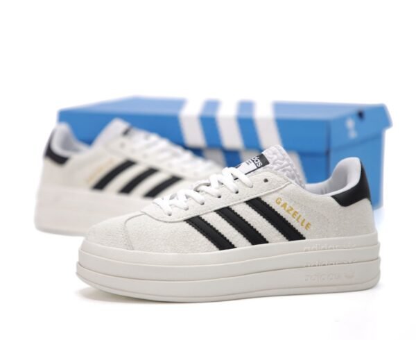 Женские Кроссовки Adidas Gazelle Bold White