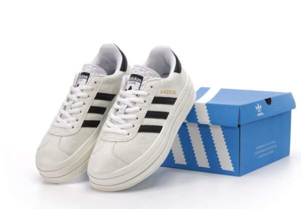 Женские Кроссовки Adidas Gazelle Bold White