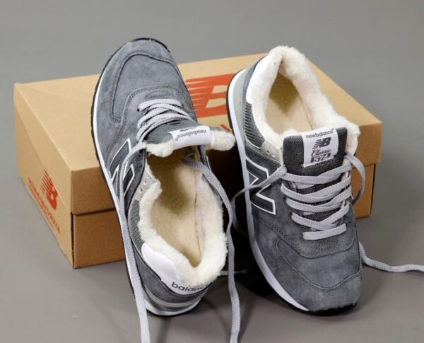 Кроссовки мужские New Balance 574 Winter Grey Мех