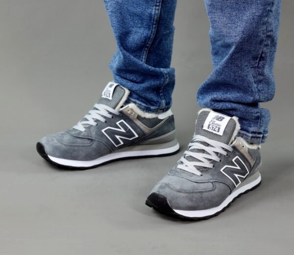 Кроссовки мужские New Balance 574 Winter Grey Мех