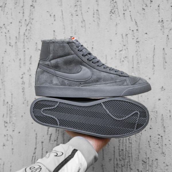Кроссовки мужские Nike Blazer mid Grey Зимние