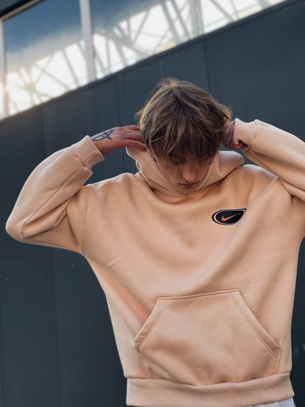 Худи Nike beige swoosh brand