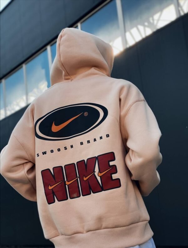 Худи Nike beige swoosh brand