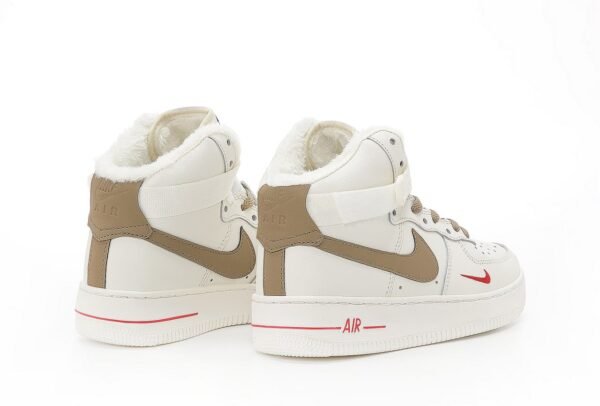 Кроссовки Женские Nike Air Force 1 mid White Зимние