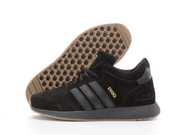 Кроссовки Мужские Adidas Iniki Mid Black Зимние