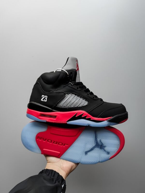 Кроссовки мужские Nike Air Jordan 5 Retro Black Fur Зимние