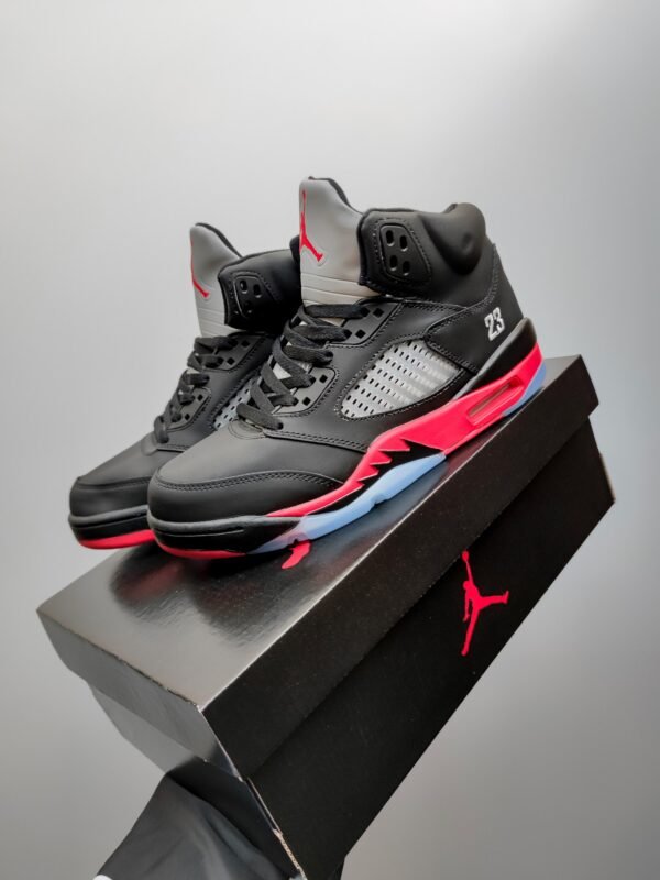 Кроссовки мужские Nike Air Jordan 5 Retro Black Fur Зимние
