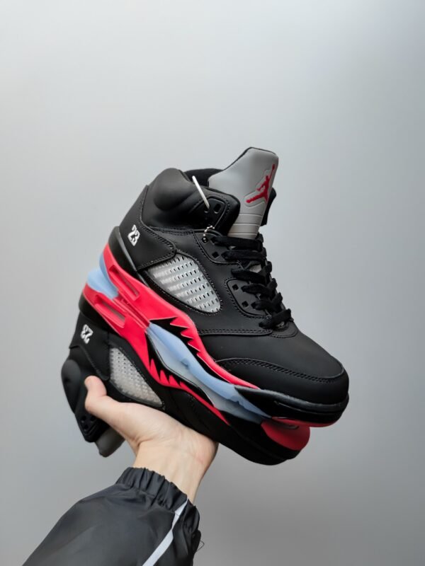 Кроссовки мужские Nike Air Jordan 5 Retro Black Fur Зимние