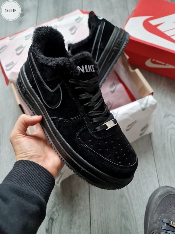 Кроссовки мужские Nike Air Force Low Black Winter