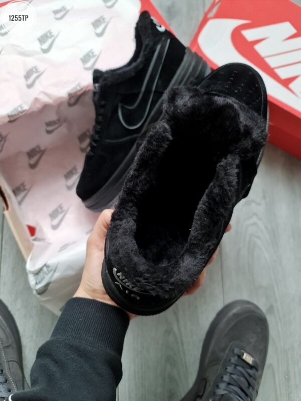 Кроссовки мужские Nike Air Force Low Black Winter