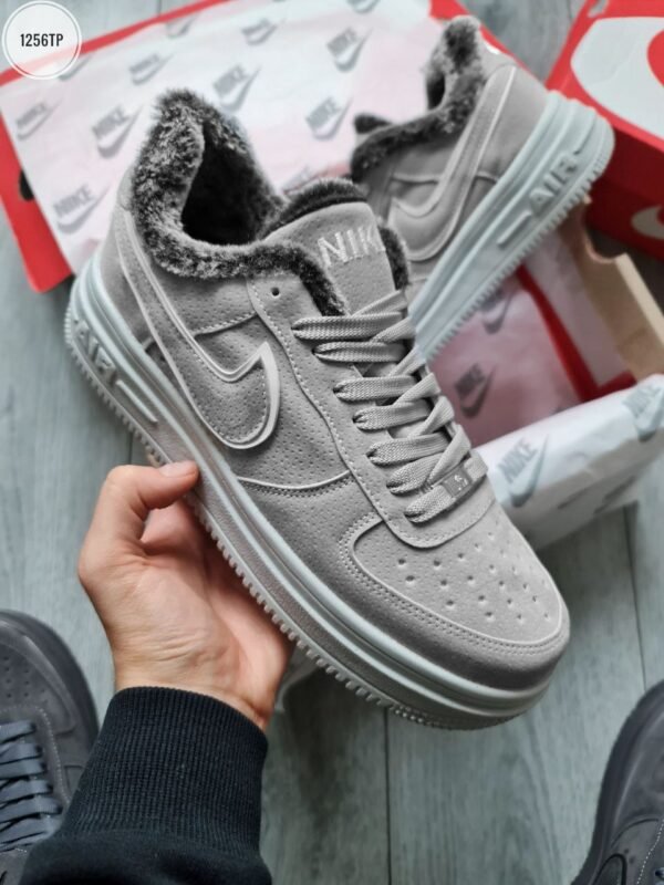 Кроссовки мужские Nike Air Force Low Grey Winter