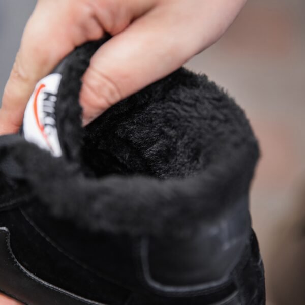 Кроссовки мужские Nike Blazer mid Black Зимние