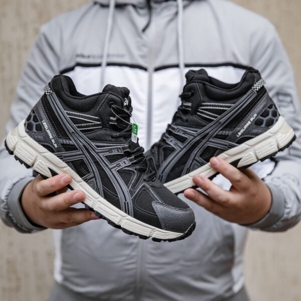 Кроссовки Мужские Asics Gel Kahana 8 Black Grey Зимние